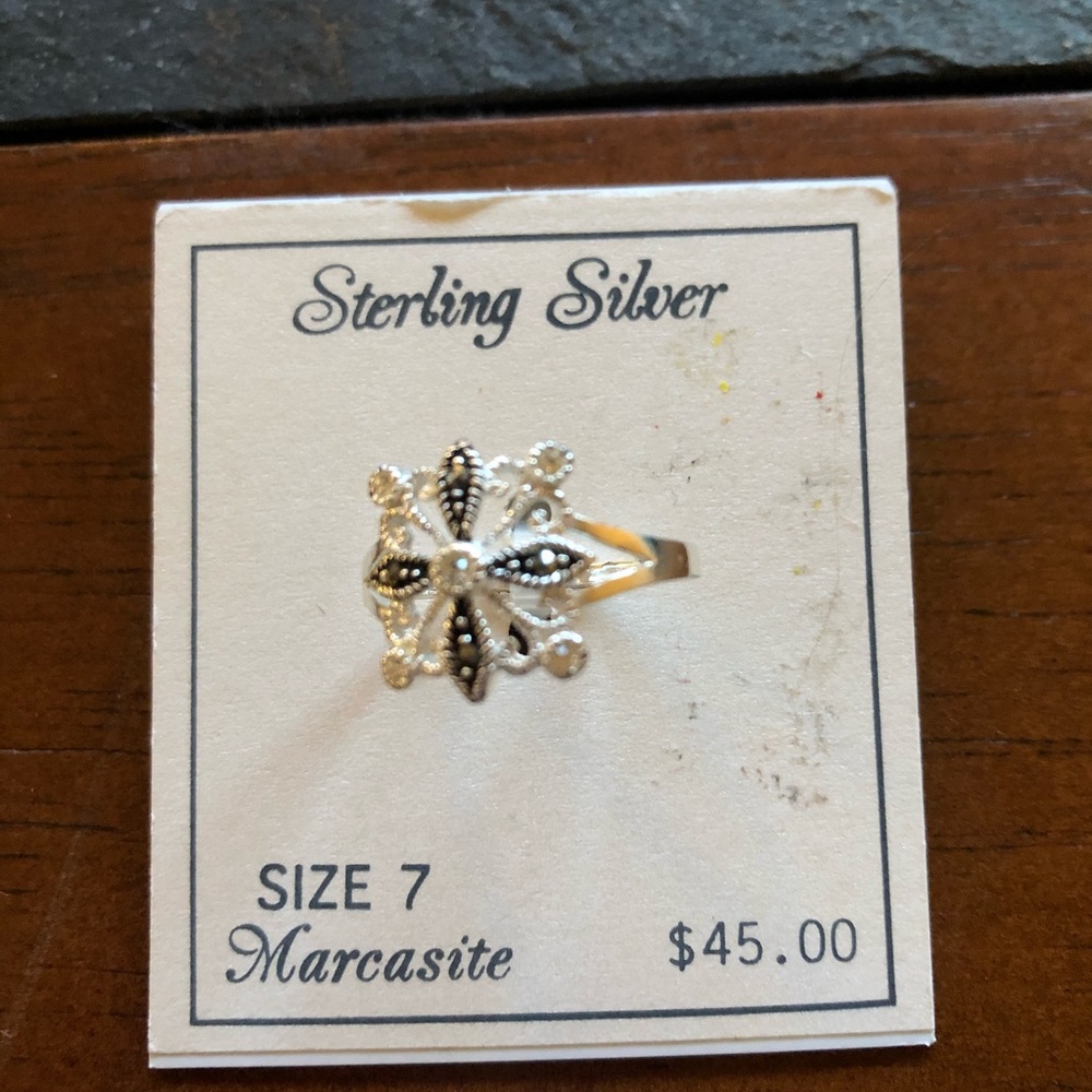 Sterling Silver Marcasite Ring
